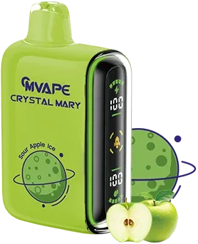 CM VAPE,Crystal Mary,Sour Apple lce